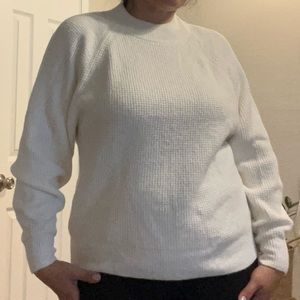 GAP comfy dress up/dress down vanilla sweater sz L